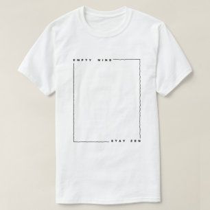 T-shirt Zen vide de séjour d'esprit