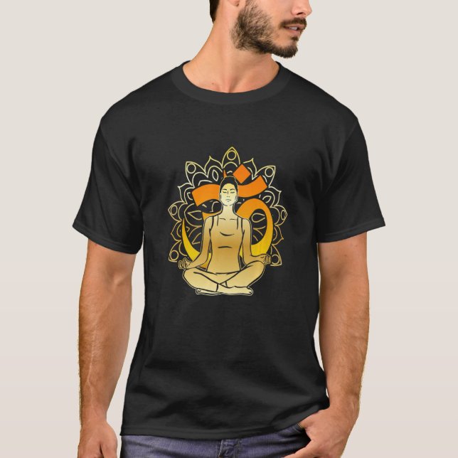 T-shirt Zen Yoga Meditant Premium (Devant)