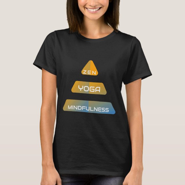 T-shirt Zen Yoga Mindfulness 2 (Devant)