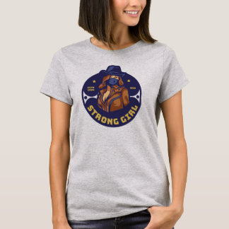 T-shirt Zénith Média : Graphiques de filles fortes - T-shi