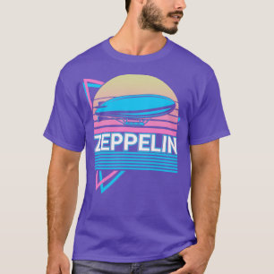 T-shirt Zeppelin Dirigible Airship Retro Cadeau