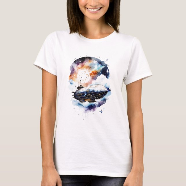 T-shirt Zeppelin lumineux (Devant)