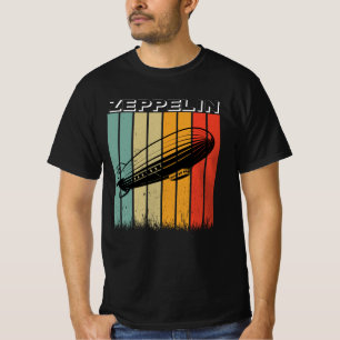 T-shirt Zeppelin Rétro Dirigible Aéronef Zepelin Zepplin