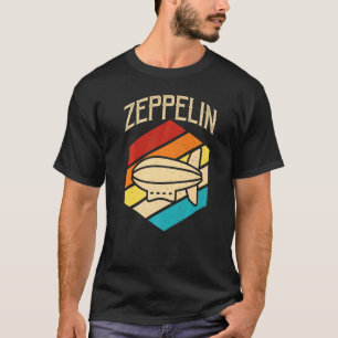 T-shirt Zeppelin Rétro Vintage Coucher de soleil 70s 80s e