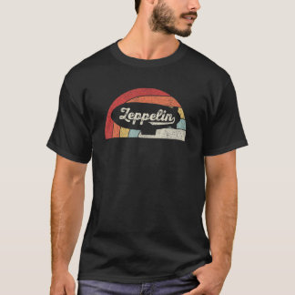 T-shirt Zeppelin Vintage Rétro Zeppelin Chemise Dirigible