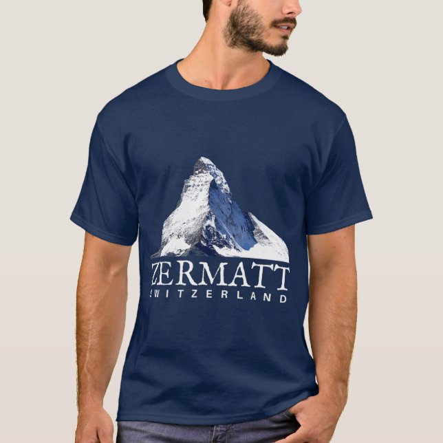 T-shirt Zermatt Suisse (Devant)
