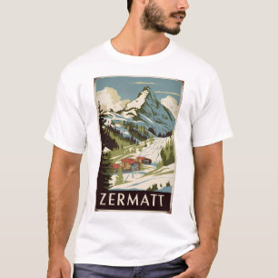 T-shirt Zermatt vintage