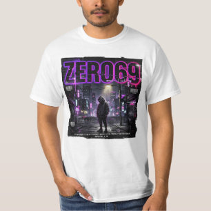 T-shirt ZERO69 Glitch Division – Accès Darknet Cyberpunk