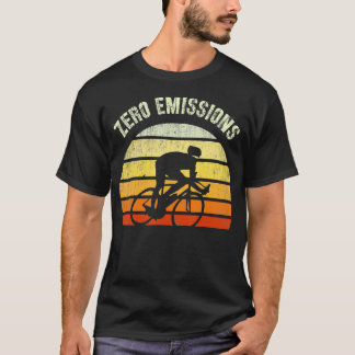 T-shirt ZÉRO ÉMISSIONS Faites le tour de votre vélo Cycolo