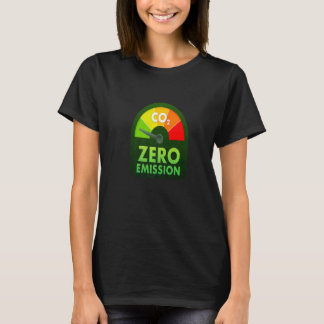 T-shirt Zero Emissions Owner   Electric Car Drive The Futu