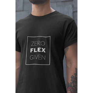 T-shirt Zéro Flex Donné Conception De Devis Moderne