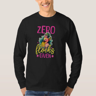 T-shirt Zero Flocks Given Flamingo Ananas