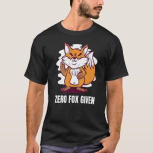 T-shirt Zero Fox Donné jeu de mots renard