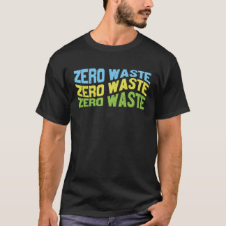 T-shirt Zéro Jour des terres de recyclage des déchets
