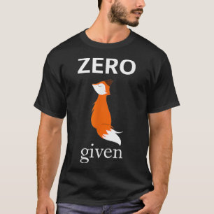T-shirt Zéro Pour Donné