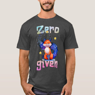 T-shirt Zéro Pour Donné, Drôle Pour