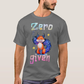 T-shirt Zéro Pour Donné, Drôle Pour