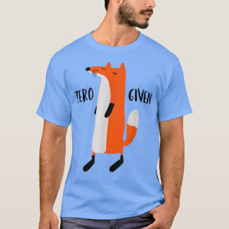 T-shirt Zéro Pour DonnéDrôle Mignonne Pour