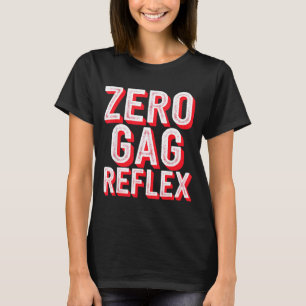 T-shirt Zéro Réflexe Nauséeux, Mème Drôle de Fête de Bache