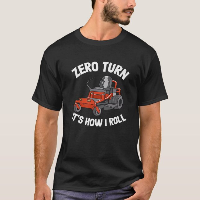 T-shirt Zéro Tourner C'est comment je roule Paysage Papa D (Devant)
