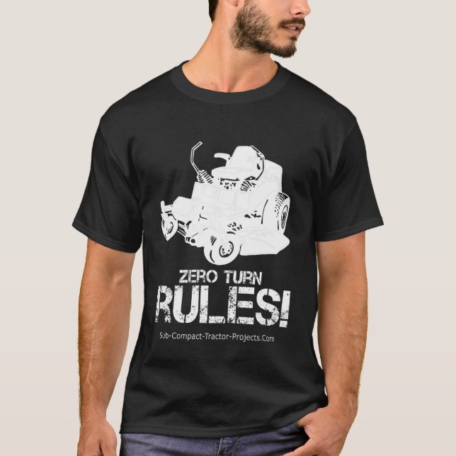 T-shirt Zéro Tourner les règles ! (Devant)