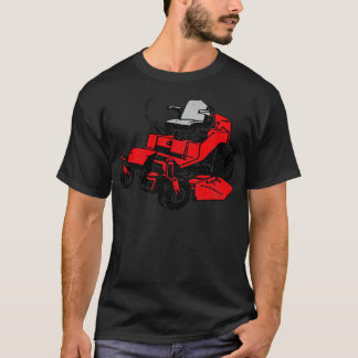 T-shirt Zéro Tourner Mower De Pelouse
