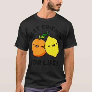 T-shirt Zest Friends For Life Funky Citrus Fruit Pun 1