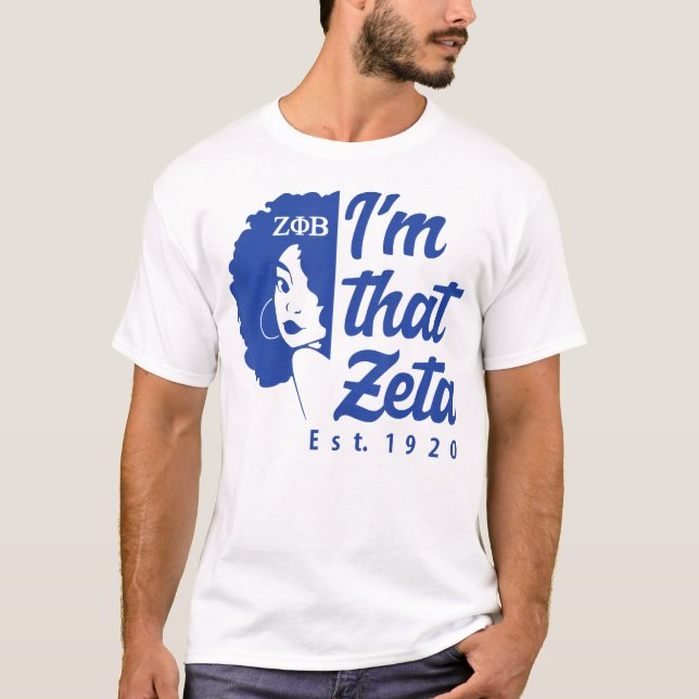T-shirt Zeta Phi Beta Sororité (Devant)