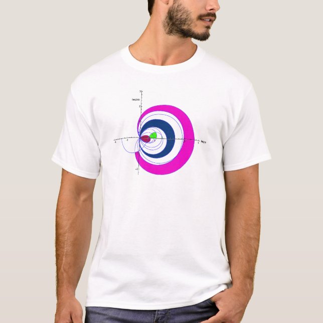 T-shirt Zéta transparent.gif de Riemann (Devant)
