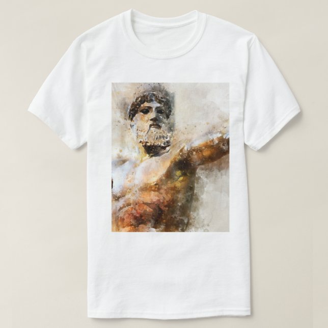 T-shirt Zeus God of Thunder Greek Mythology - Jupiter (Design devant)