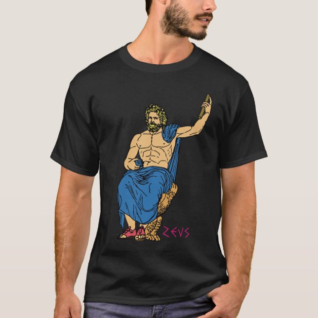 T-SHIRT ZEUS LE ROI OF THE GREEK GODS (Devant)