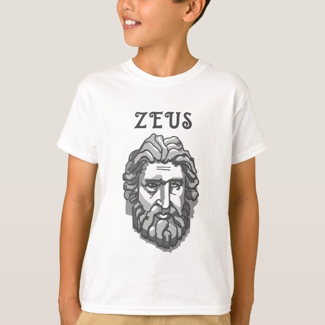 T-shirt Zeus, roi des dieux olympiques (Devant)