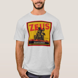 T-shirt Zeus Vintage Crate Étiquette - Olive Hts Citrus A