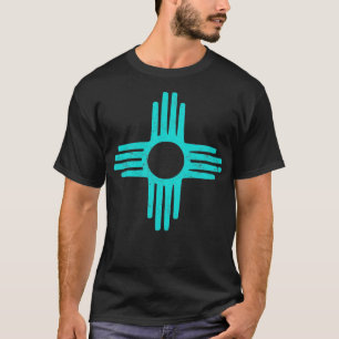 T-shirt ZiaNouveau-Mexique Turquoise