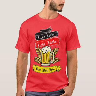 T-shirt Zicke Zacke Hoi - Drôle Allemagne Drôle Oktoberfes