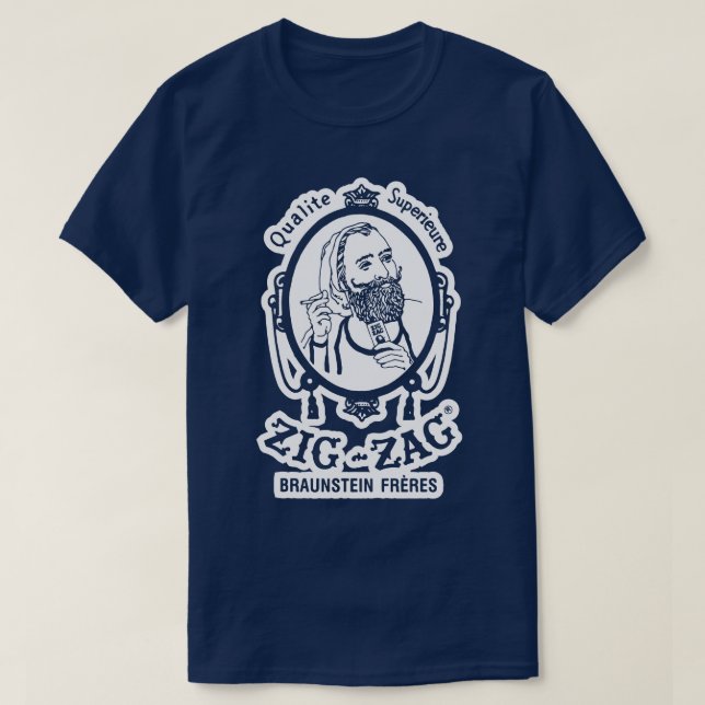 T-shirt Zig Zag Dark (Design devant)
