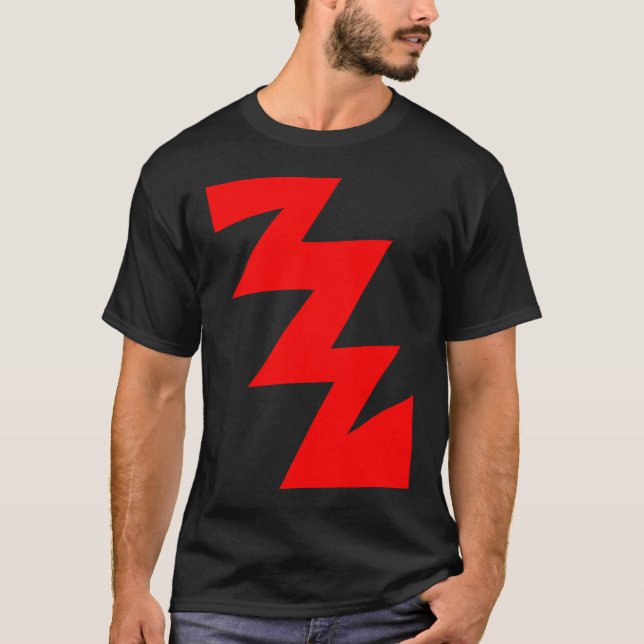 T-shirt ZigZag - Rouge (Devant)