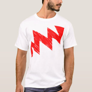 T-shirt ZigZag tendu - Rouge