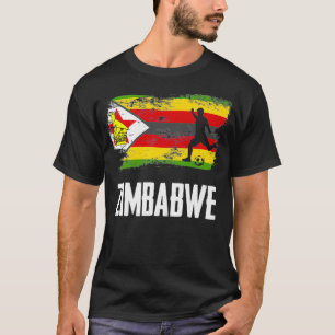 T-shirt Zimbabwe Drapeau Jersey Zimbabwe Soccer Team Zimba