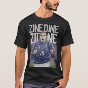 T-shirt Zinedine Zidane France Finale Euro 2000 Croquis