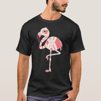T-shirt Ziombie Flamant rose Bird Happy Flamingoween