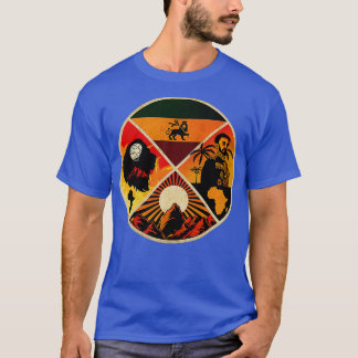 T-shirt Zion de Jah Rastafari