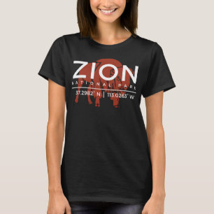 T-shirt Zion National Park Utah Cadeaux Souvenir UT