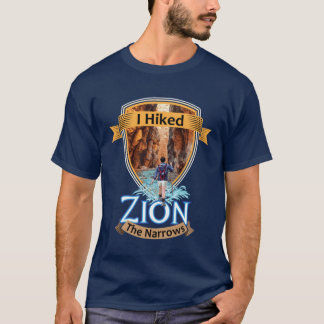 T-shirt Zion National Park Utah I Hikedhe Narrows Retro Vi