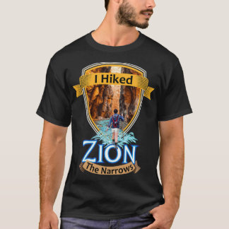T-shirt Zion National Park Utah I Randonnée Les Étroits Ré