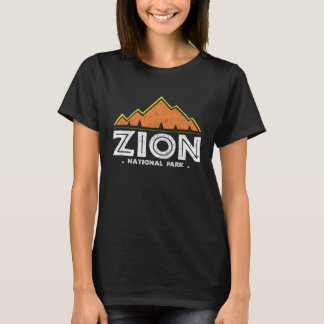 T-shirt Zion National Park Utah Retro Vintage