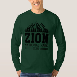 T-shirt Zion National Park Utah USA Outdoor Randonnée