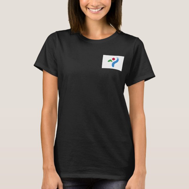 T-shirt Zip Jogger en polaire féminin avec drapeau de Séou (Devant)