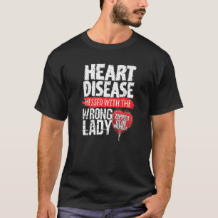 T-shirt Zipper Club Membre Open Heart Surgery for Women