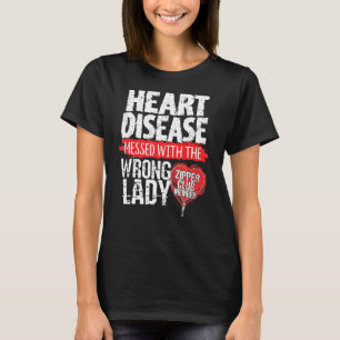 T-shirt Zipper Club Membre Open Heart Surgery for Women